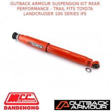 OUTBACK ARMOUR SUSPENSION KIT REAR TRAIL FITS TOYOTA LANDCRUISER 100 SERIES IFS